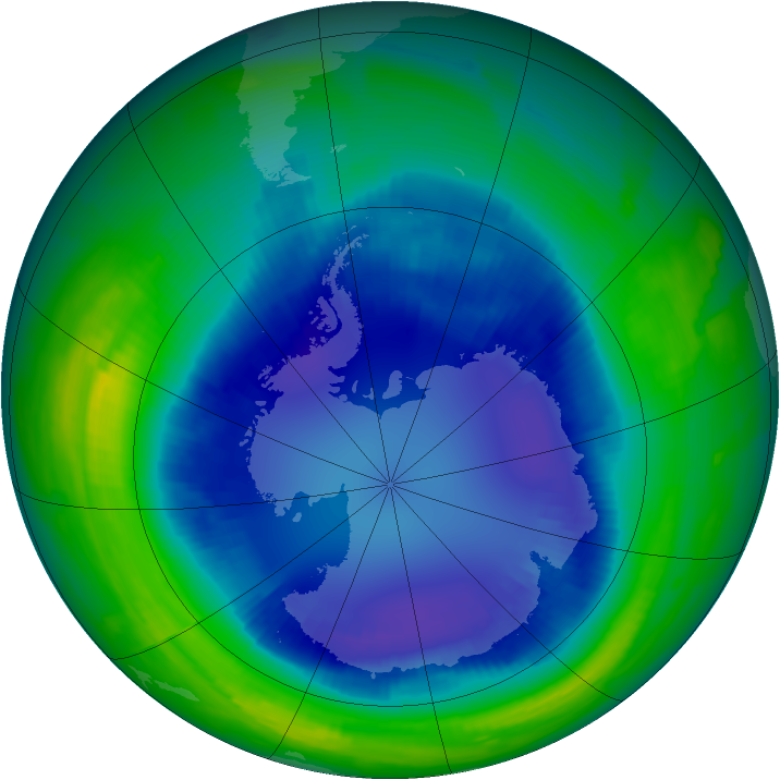 Ozone Map 1996-08-26